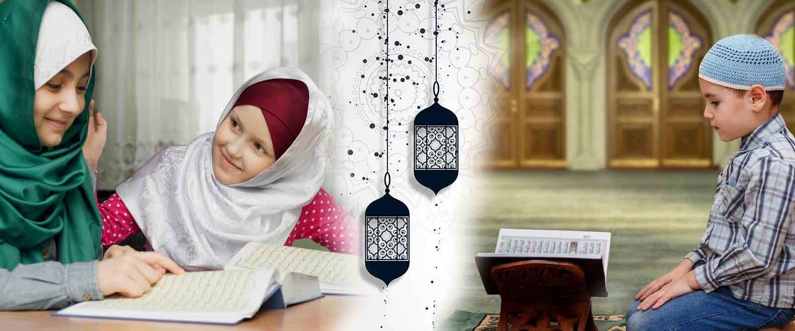 Student memorizing Qur’an at home
